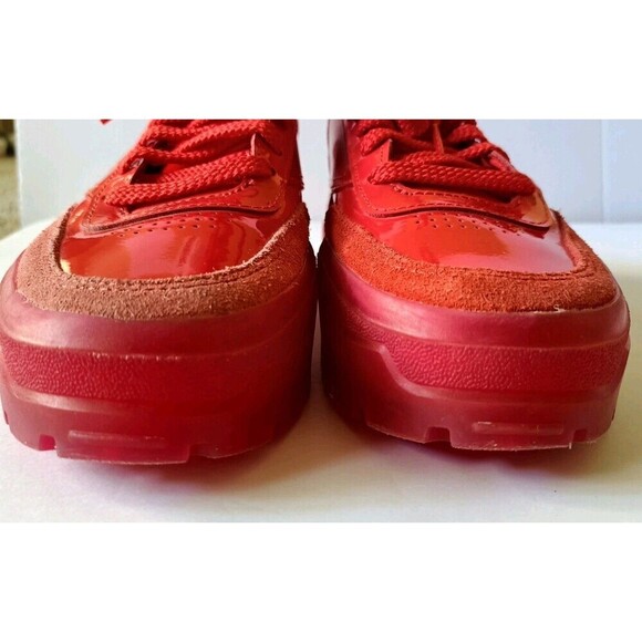 Reebok Cardi B Sneakers Size 5 Red Coated Club C Double Bubble Gum Bottom - Picture 13 of 13